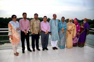 Campus tour of 3rd Policy Dialogue participants